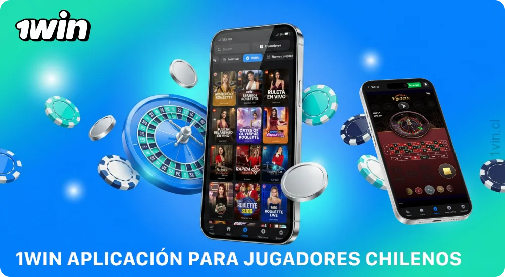 La aplicación 1win Chile para jugar a la ruleta está disponible para Android e iOS