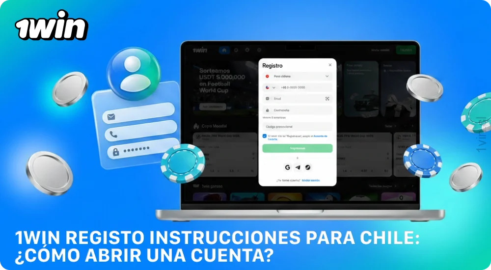 Los usuarios mayores de edad de Chile pueden registrarse en 1win