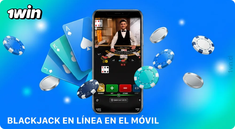 El blackjack de 1win está disponible en la aplicación para Android e iOS