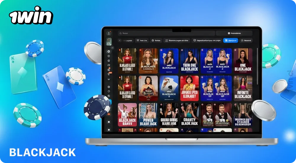 El blackjack en 1win Chile es un popular juego de cartas, disponible en línea y en la aplicación móvil