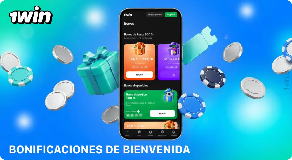 1win ofrece a los usuarios de la aplicación móvil una gran variedad de bonos, incluido el paquete de bienvenid