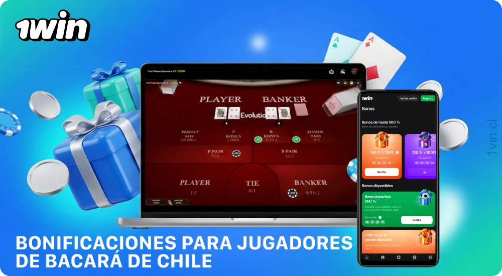 Los bonos de 1win para los jugadores de baccarat incluyen un paquete de bienvenida de hasta el 500 % y otras promociones para los usuarios