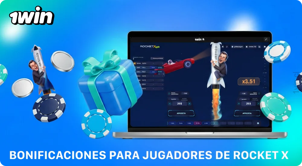 1win Chile ofrece promociones y bonos para los jugadores de Rocket X