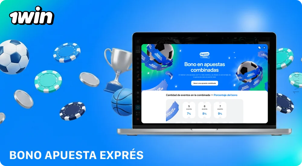 El bono «Apuesta combinada» de 1win Chile te permite aumentar tus ganancias en las apuestas combinadas deportivas