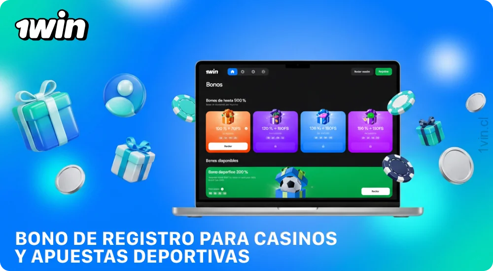 1win Chile ofrece bonos de bienvenida a los nuevos usuarios tras registrarse
