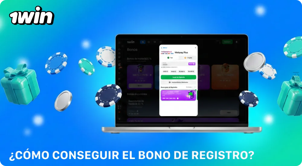 Para recibir el bono de registro en 1win Chile, debes crear una cuenta, elegir una oferta y realizar tu primer depósito