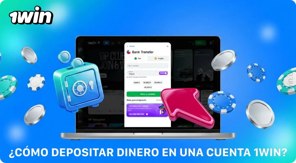 Puedes recargar tu cuenta en 1win Chile desde la sección Saldo, seleccionando el método de pago y confirmando el depósito