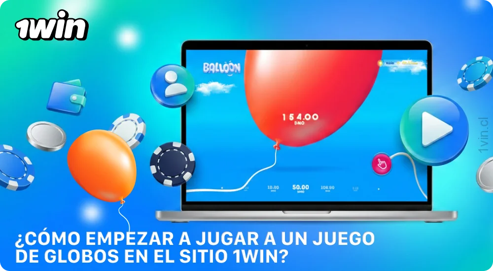 Para empezar a jugar a Balloon en 1win, regístrate y recarga tu cuenta
