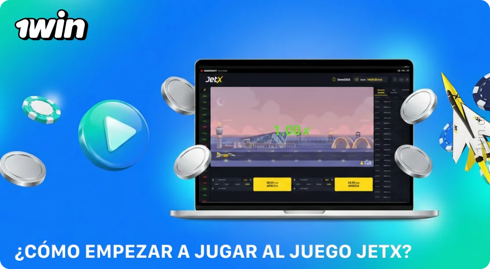 Para empezar a jugar a JetX en 1win, regístrate, recarga tu cuenta y retira tus ganancias a tiempo, antes de que termine la ronda