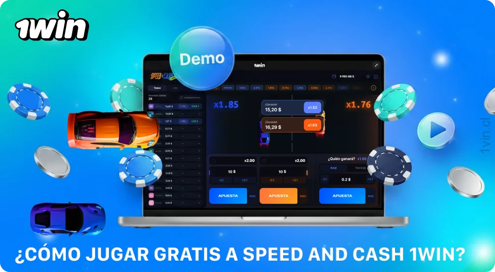 La versión de demostración de Speed-n-Cash 1win te permite practicar el juego de forma gratuita