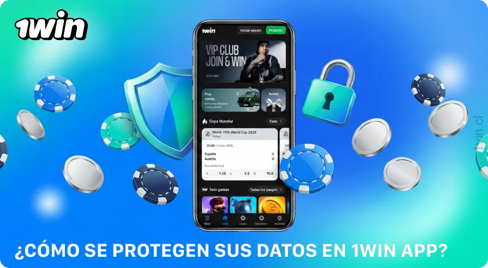 La aplicación 1win protege los datos de los usuarios mediante cifrado SSL