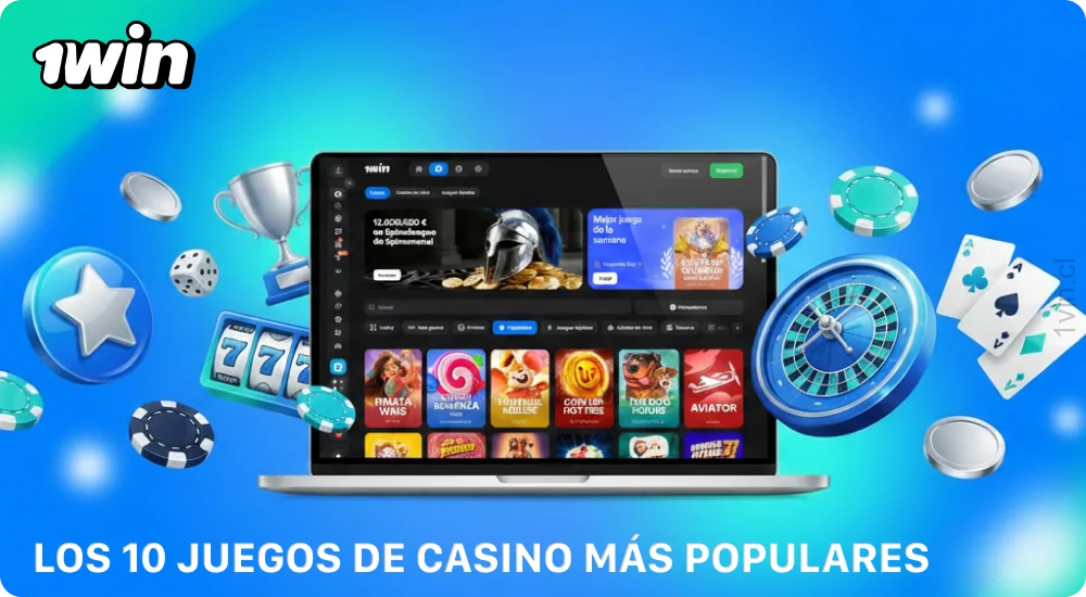 En el casino 1win Chile hay miles de juegos disponibles de proveedores reconocidos, incluyendo las populares tragamonedas y juegos de mesa