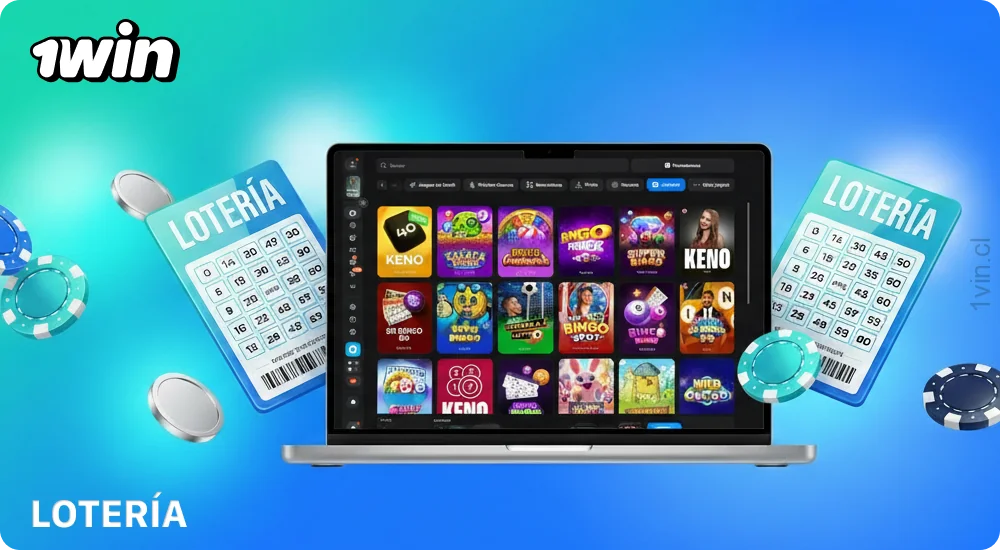 La lotería es una categoría popular de juegos en el casino 1win Chile