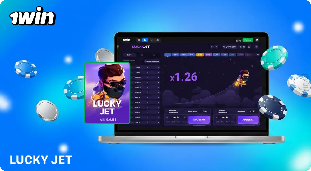 Lucky Jet es un juego instantáneo y dinámico del casino 1win de Chile