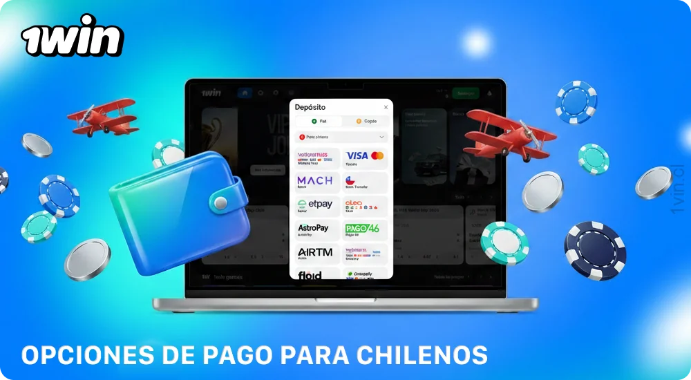 Puedes hacer un depósito para jugar al Aviator en 1win Chile de forma rápida y segura