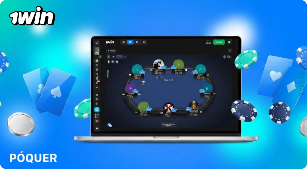 El póquer en 1win Chile ofrece juegos clásicos de cartas con crupieres en vivo y oponentes virtuales