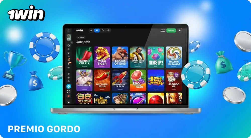 Los juegos con jackpot de 1win Chile les dan a los jugadores la oportunidad de ganar grandes premios