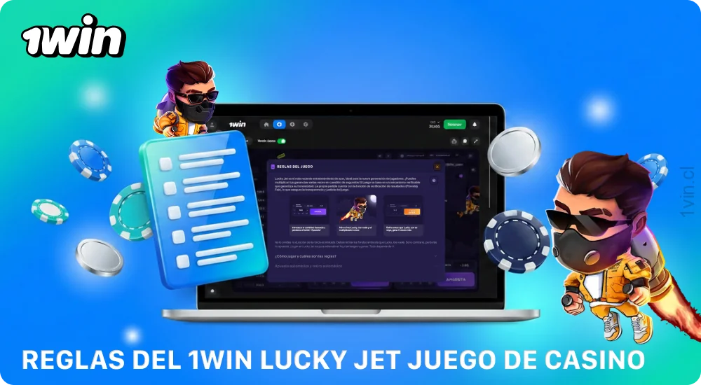 Según las reglas de Lucky Jet 1win, el jugador realiza una apuesta y debe retirar sus ganancias a tiempo, antes de que termine la ronda