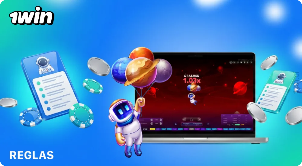 En el juego 1win Spaceman, el jugador debe retirar sus ganancias antes de que el astronauta caiga, mientras el multiplicador sigue aumentando