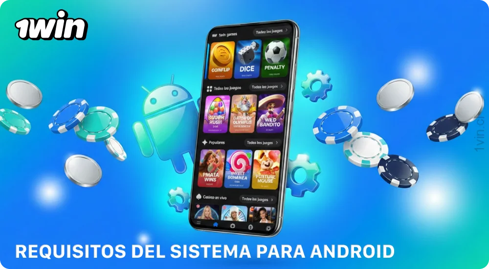 La aplicación 1win Chile es compatible con la mayoría de los dispositivos Android