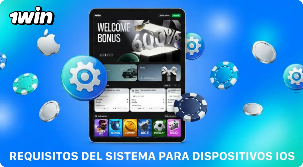 La aplicación 1win Chile está optimizada para iOS
