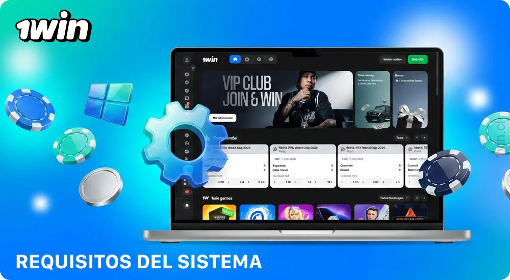 La aplicación 1win Chile para Windows tiene requisitos de sistema mínimos y es compatible con la mayoría de las computadoras modernas