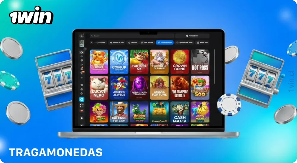 Las tragamonedas en 1win Chile ofrecen miles de opciones, incluyendo máquinas clásicas y juegos con botes progresivos