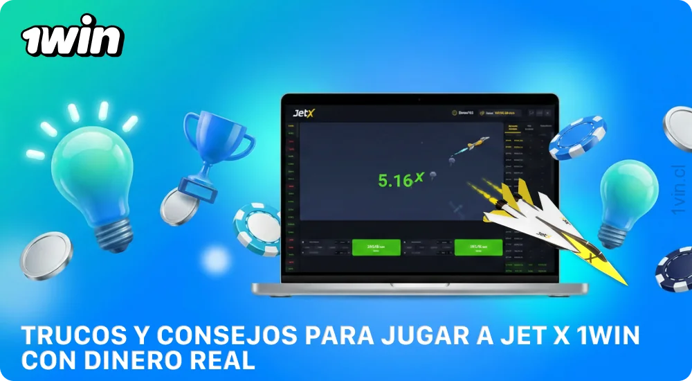 Se recomienda a los jugadores de Chile que, antes de jugar a JetX en 1win, prueben el modo demo y comiencen con apuestas pequeñas