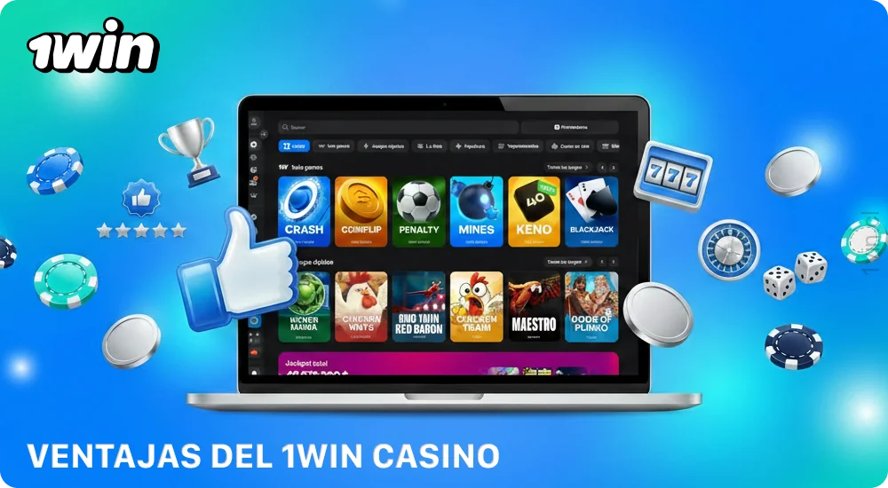 Las ventajas del casino 1win Chile incluyen una amplia selección de juegos, una aplicación móvil, ofertas de bonos y torneos